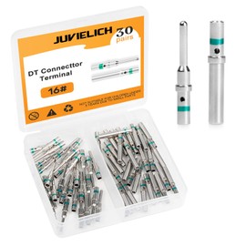 Juvielich 30 Pairs (60PCS) DT Connector Terminal Kit Contact Size 16,DT Pins/Terminal Kit for Deutsch Connector