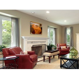 Niwo ART - Flaming June, World's Most Famous Paintings Series, Canvas Wall Art Home Decor, Gallery Wrapped, Stretched, Framed Ready to Hang