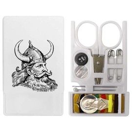 'Viking Portrait Side View' Mini Travel Sewing Kit (SE00039189)