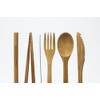 Ecowood® Juego de Cubiertos de Bambú - Incluye 7 Piezas