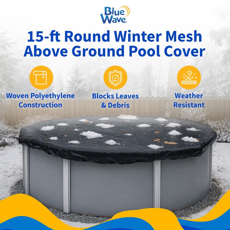 Blue Wave Rugged Mesh 15 ft 8-Year Above Ground Pool
