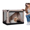 Pet Gear Insta-Fold Soft Crate for Dogs, 30", Ecru