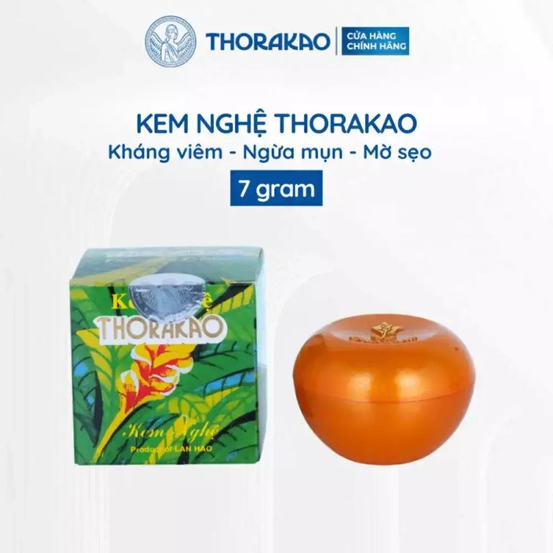 Thorakao 베트남 Thorakao 토라카오 강황 추출물 미백 크림 7g -