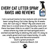 Stink Free Every Cat Litter Spray Odor Eliminator (2 Pack)