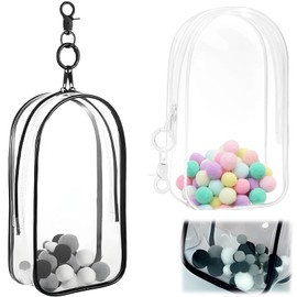 2 PCS Dolls Protective Case, Transparent and Black Storage Solution for Dolls, Durable Display Box for Collectible Figures, Ideal for Home and Exhibition Use