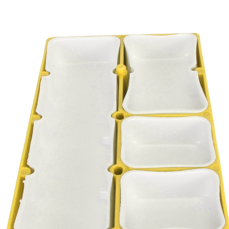 Watch Parts Storage Box Stackable 5 Compartments Acrylic Rubber Watch