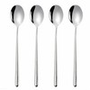 Korean Spoon,Stainless Steel Table Spoons,8.15 inch Long Handle Dinner Rice