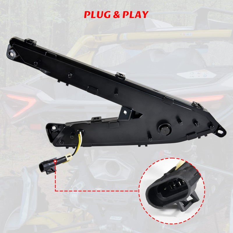 SAUTVS LED Tail Lights Assembly for Can-Am Maverick R, LED