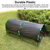 50Pcs Greenhouse Clamp PE Plastic 2 Head Plant Film Clamp