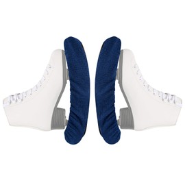 HJSSAA Ice Skate Blade Covers,Skate Guards for Ice Skates,1 Pair Skate Covers,Figure Skates and Ice Skates,Skating Soakers Cover Blades for Kids Youth Adult (Blau, L)