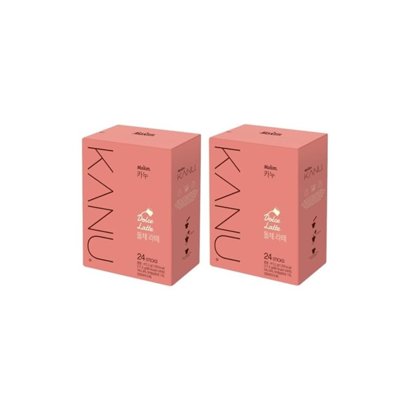 Kanu Maxim Instant Coffee Dolce Latte(24stick x 2)