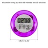 PATIKIL Round Digital Timer, Small Count Down/UP Clock with Magnetic,