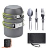 Camping Cookware Set Portable Camp Pot Aluminum Alloy Cooking Pot