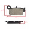 Caltric Rear Brake Pads for Gas Gas Ec125 Ec200 Ec250