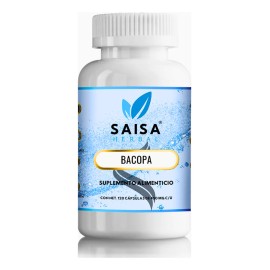 Bacopa Monnieri 450 Mg  120 Cpsulas  Saisa Herbal  Suplemento Cognitivo Natural  Memoria, Enfoque y Claridad Mental  Premium                          