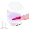 MEKK Mini UV Light for Gel Nails,16W Single Finger UV