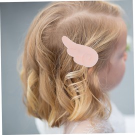 NOLITOY Elegant Angel Wings Hairpins Hair Clips for Women Plush Hair Accessories