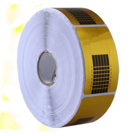 FOMIYES 500pcs Square Nail Tips Manicure Paper Tray Gel Nail Guide Stickers for Acrylic Extensions Manicure Extension Tool Kit for Artists Beginners