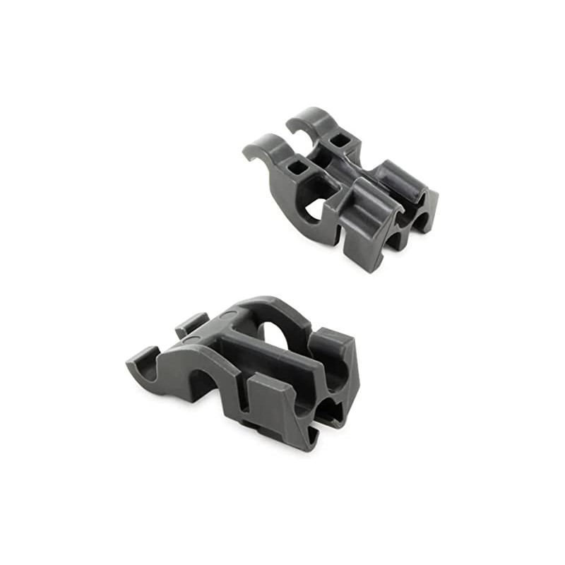 DEKAROX 2 x Lower Basket Insert Bearing for Whirlpool Bauknecht