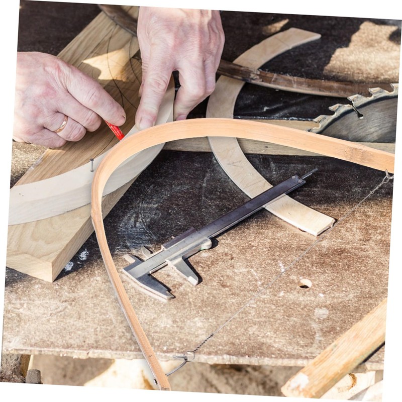 Outanaya Woodworking Hand Saw Bow Coping Saw for Wood Cutting