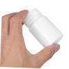 Beavorty Screw Cap Sample Bottles 50ml 20pcs White Plastic Pill