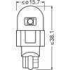 OSRAM LEDriving SL, W16W Rossa, Rossa, Double Blister (2 lamps),