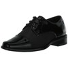 Stacy Adams Boy's Pharaoh Cap Toe Oxford, Black, 6 Big