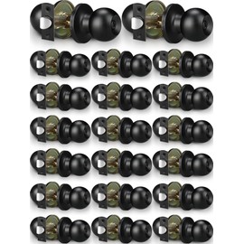 15 Pack Round Privacy Door Knobs Bulk Matte Black Door Knobs Interior Black Ball Door Knob Stainless Steel Keyless Interior Handle Round Privacy Door Lockset for Bedroom Bathroom Classroom Office Door