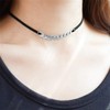 TseenYi Punk Necklace Mix Style Velvet Belt and Alloy Chain