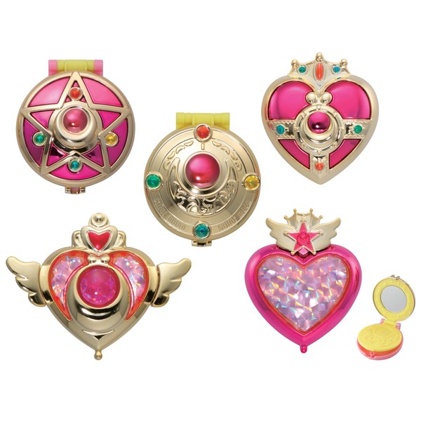 Gashapon Sailor Moon Transforming Compact Set