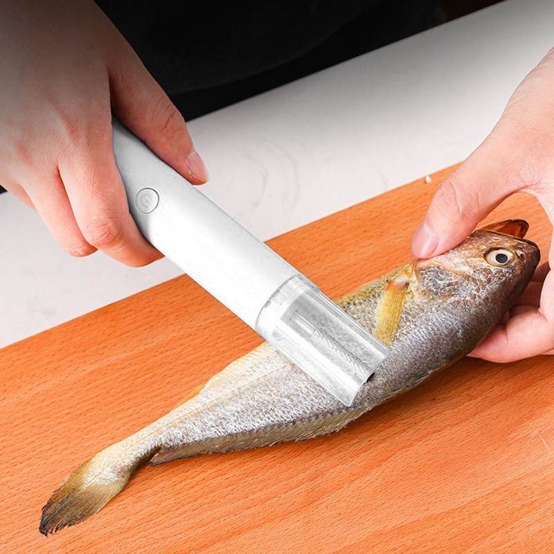 Electric Fish Scaler Automatic Handheld Quick Efficient ABS Stainless Steel