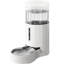 CZPET Automatic 7L Dog and Cat Water Dispenser with Stainless Steel Bowl Gravity Waterer,100% BPA-Free,Large Capacity and Drinking Area Noise-Free for Pets