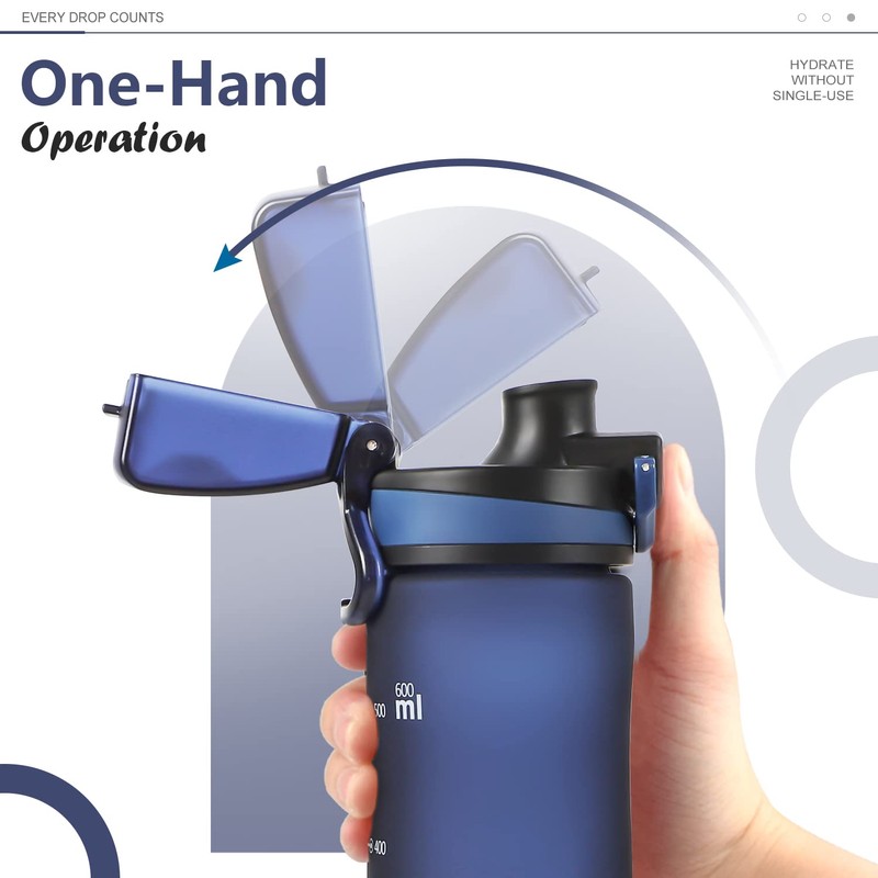 Opard Peak Water Bottle 20 Oz BPA Free Tritan Plastic
