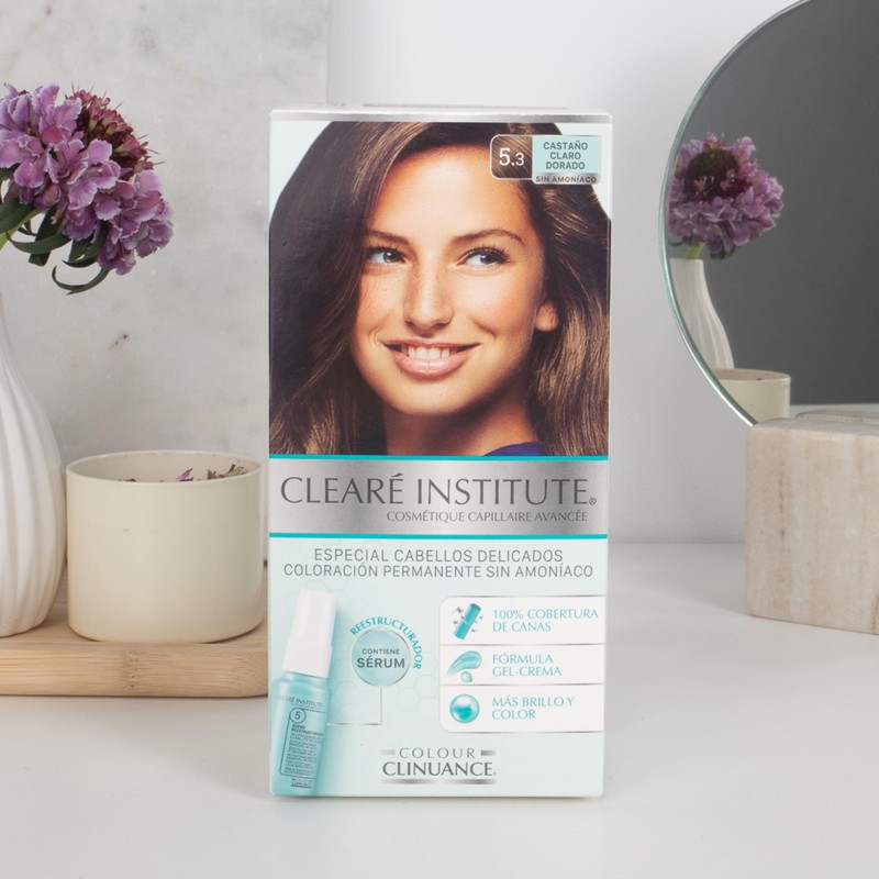 Clinuance Permanent Colouration without Ammonia, Sensitive Hair, 5.3 Chestnut Golden