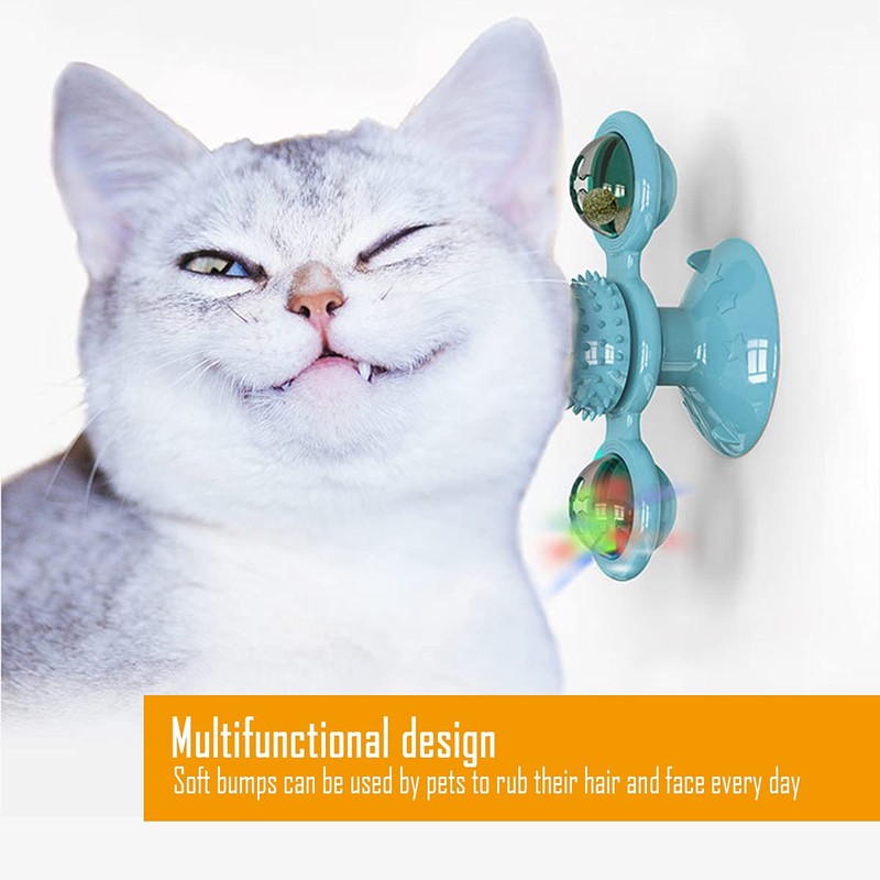 BPS BPS-10510 Windmill Interactive Cat Chew and Brush Teeth Toy
