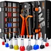 SOMELINE Ferrule Hexagonal Crimping Tool Kit, 21 Sizes Ferrules, 24-8