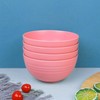 ZQtyf Unbreakable Cereal Bowl, 5.9 inch Set of 5 Reusable