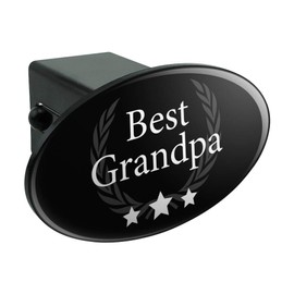 Best Grandpa Award Oval Tow Trailer Hitch Cover Plug Insert