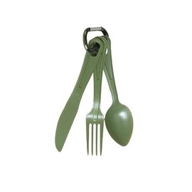 US cutlery 3 TLG LEXAN OLIVE