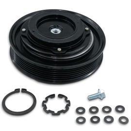 REVOTUNE A/C Compressor Clutch Assembly Kit Pulley Coil Set - Compatible with Honda Odyssey 3.5L 2005-2007, Pilot, Ridgeline, Accord, Acura TL, MDX