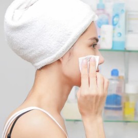 Almohadillas de Algodón Miniso Blancas Doble Cara 400 Piezas Suaves y Resistentes