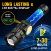 Rechargeable Flashlights High Lumens 5000 Long Distance, Super Bright LED
