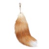 Bonlting Huge and Fluffy Real Fox Fur Faux Tail Keychain