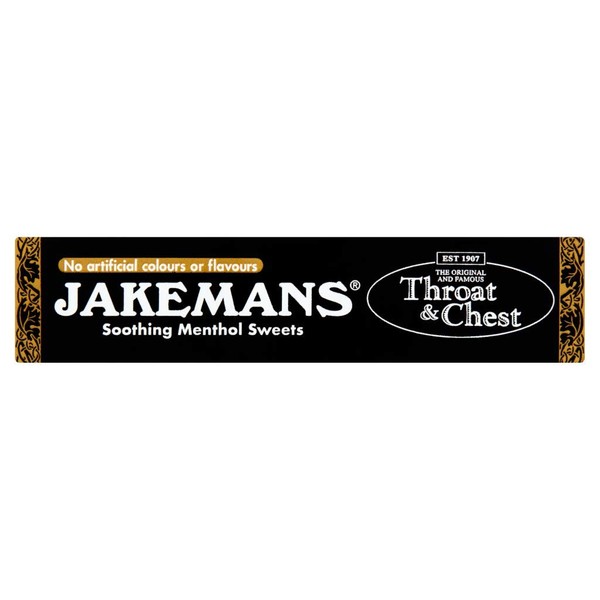 Jakemans Throat & Chest Soothing Menthol Sweets, 41g