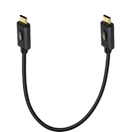 Kework 1ft 40Gbps USB 4.0 Type C Cable, 240W 5A PD Straight USB C Male to Straight USB C Male Cord for Smartphones, Laptops, Thunderbolt 3, Support 8K@60Hz
