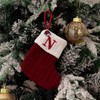 Christmas Stocking – Green A-Z Letter Hanging Christmas Stockings, Christmas