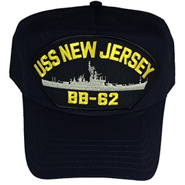 EC USS New Jersey BB-62 Hat - Navy Blue - Veteran Owned Business