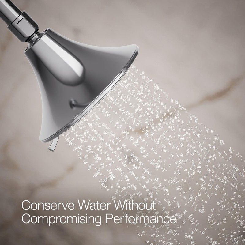 Kohler 22169-G-CP Forté® Three-function showerhead, 1.75 gpm, Polished Chrome