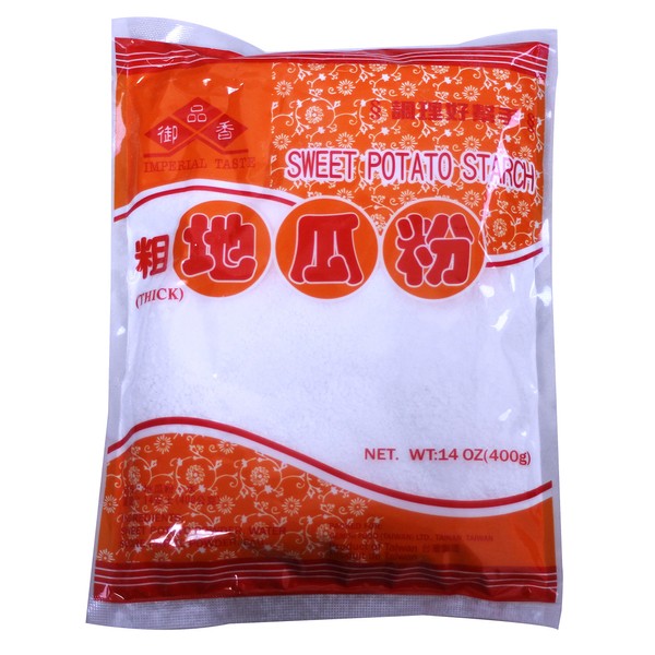 地瓜粉 粗 Sweet Potato Starch Powder -Thick - 14oz (1 Pack)