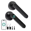 CHEN LCLILICHEN Fingerprint Door Lock Smart Door Knob with Keypad,